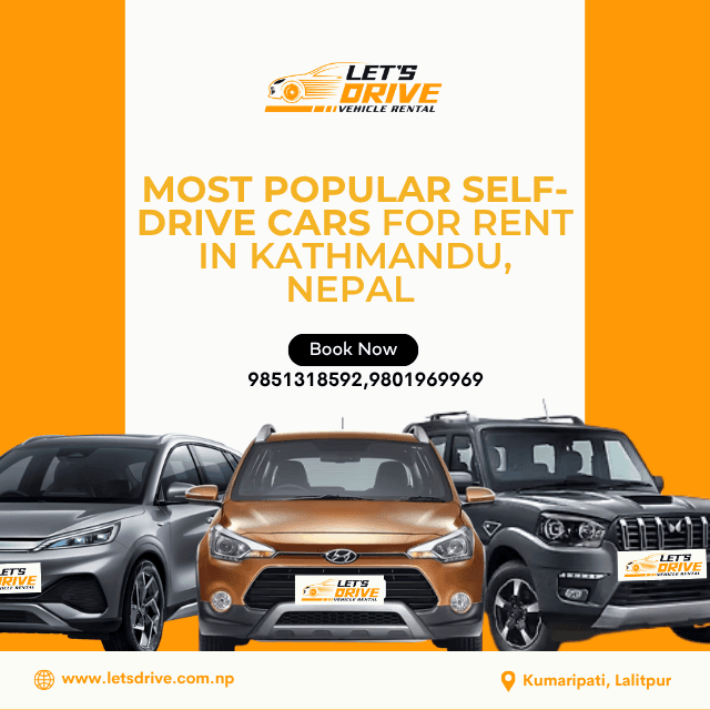 Most Popular Self-Drive Cars for Rent in Kathmandu, Nepal